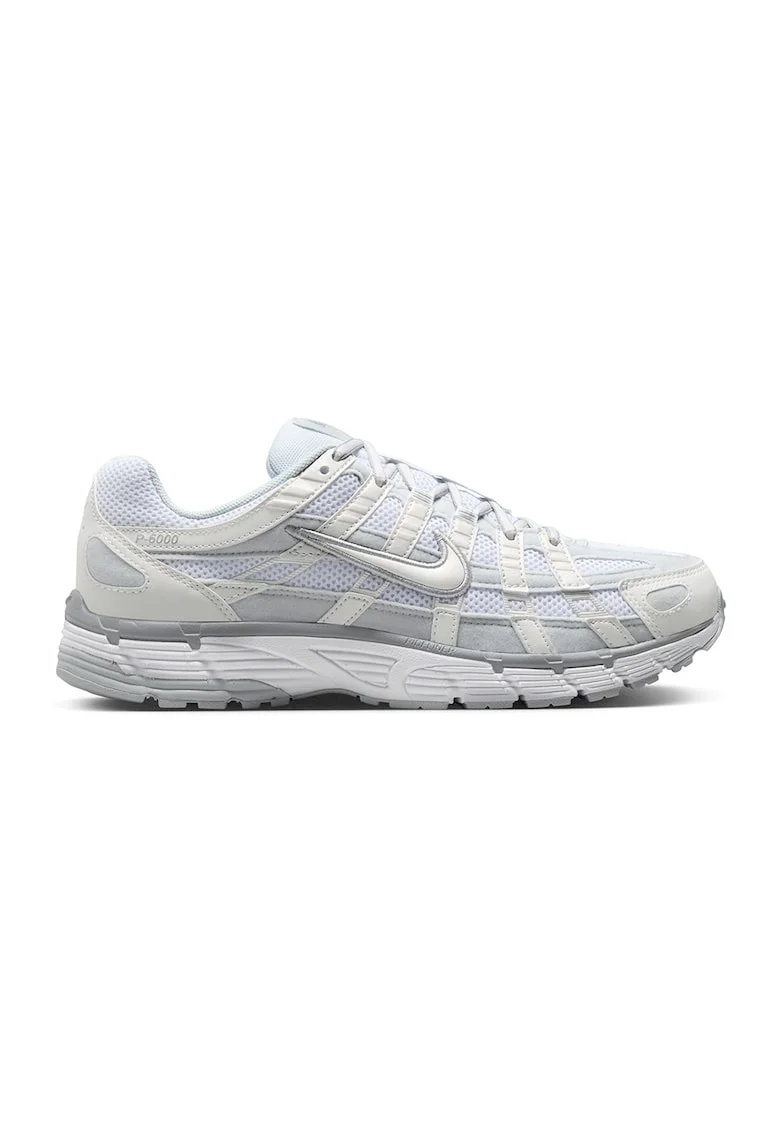 Pantofi sport de plasa cu strat exterior sintetic P-6000, Gri deschis/Albastru glaciar