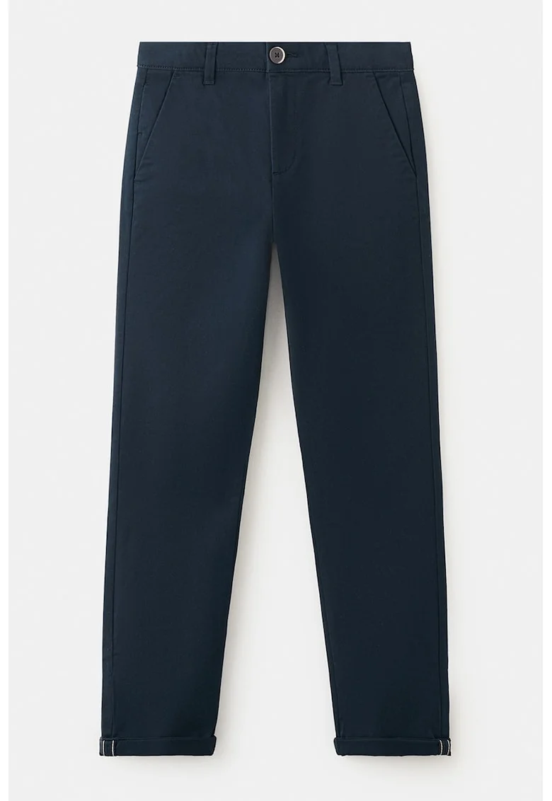 Pantaloni chino cu buzunare, Albastru ultramarin