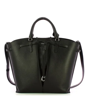 Geanta shopper din piele granulata Flores , 30x28x11cm