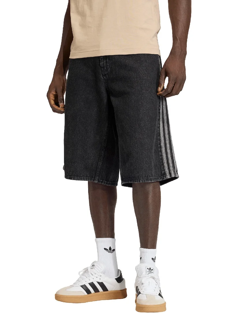 Bermude din denim Firebird, Negru/Negru stins