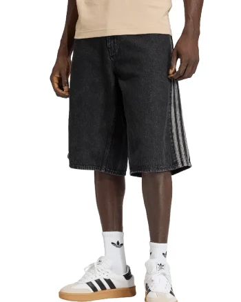 Bermude din denim Firebird, Negru/Negru stins