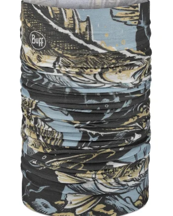Bandana  Coolnet UV, WALLEYE DUSTY BLUE, culoare multicolor, multisport, pentru adulti, marime universala