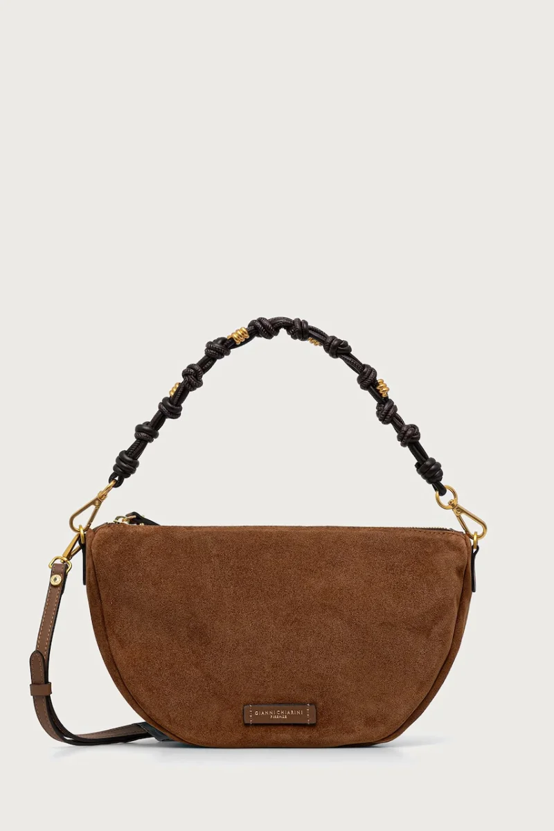 Gianni Chiarini geantă crossbody pentru femei din piele întoarsă CLEO
