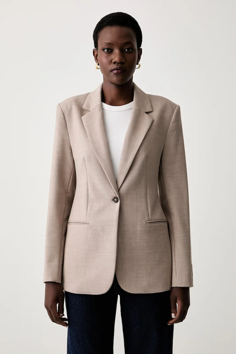Calvin Klein sacou cu un singur rând de nasturi pentru femei