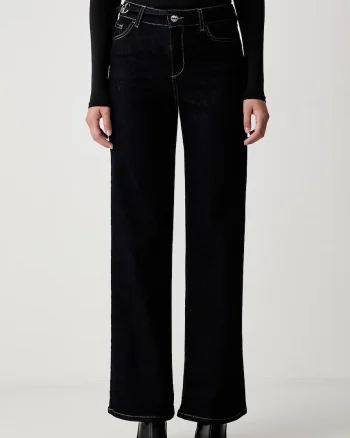 Liu Jo blugi wide leg pentru femei