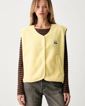 American Vintage vestă pentru femei din polar