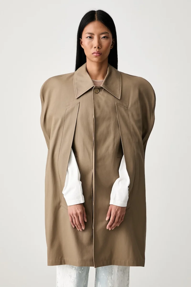 MM6 Maison Margiela palton pentru femei din bumbac