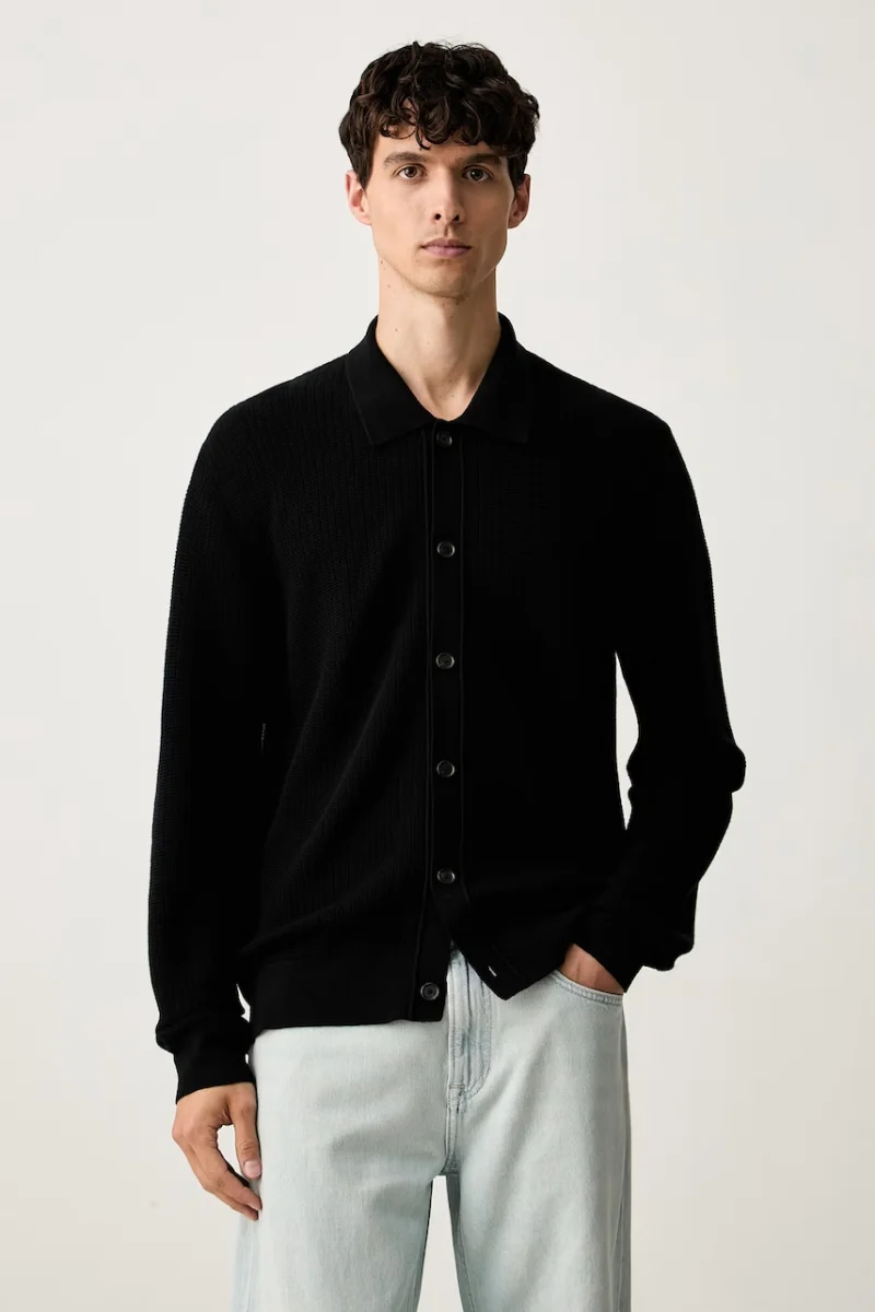 BOSS cardigan pentru bărbați cu lână C-Laconico