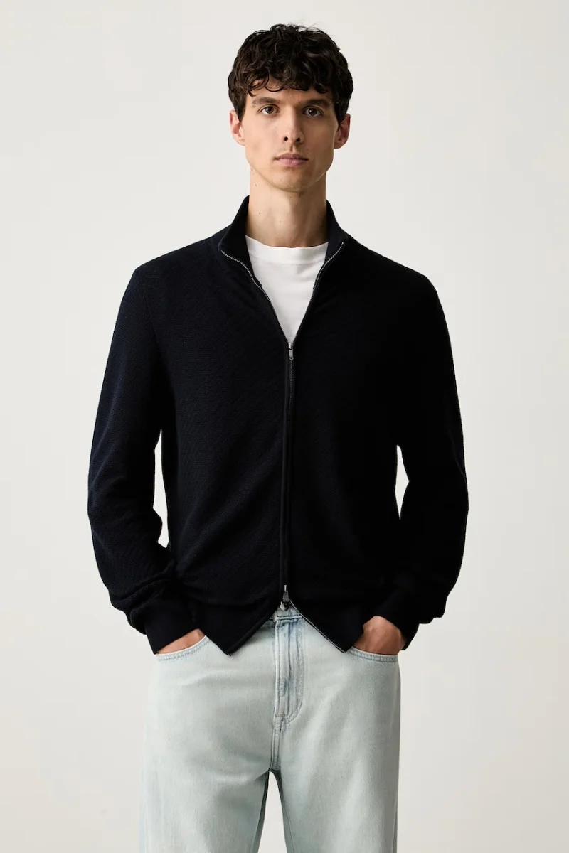 BOSS cardigan pentru bărbați din bumbac H-Loretti