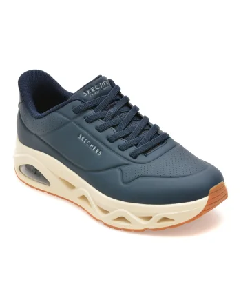 Pantofi sport SKECHERS bleumarin, 183420, din piele ecologica
