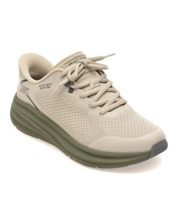 Pantofi sport SKECHERS gri, BOBS SKILLZ, din material textil