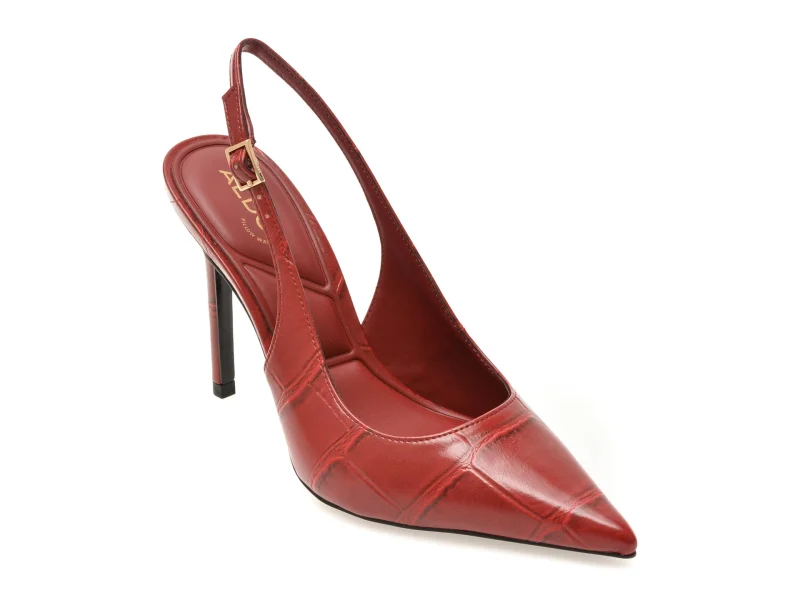 Pantofi eleganti ALDO visinii, STESSY SLING 2.0, din piele ecologica