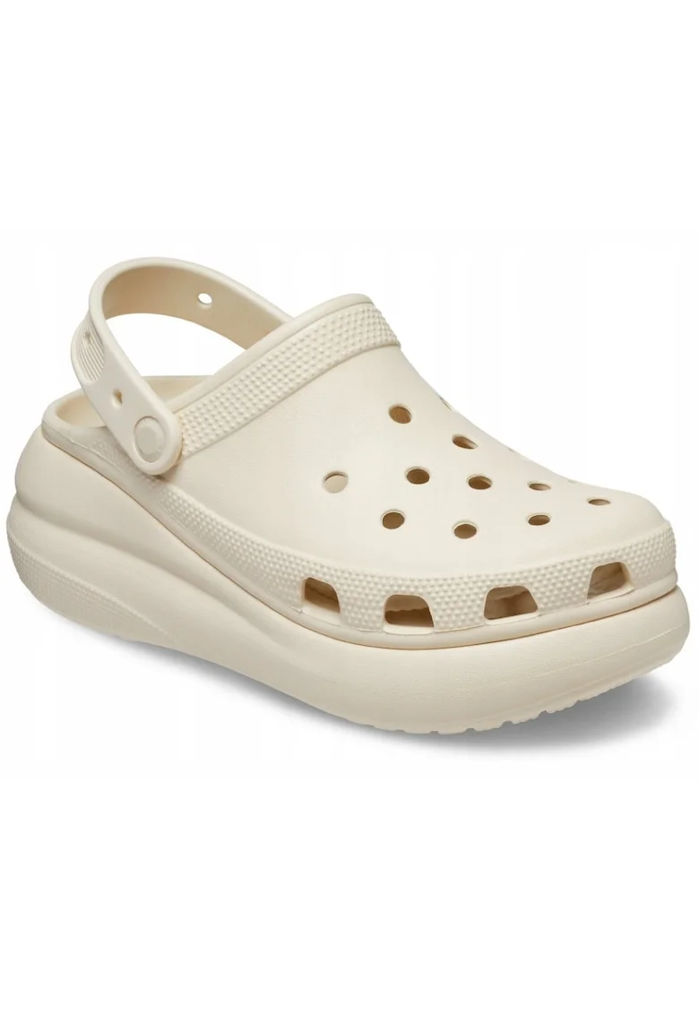 Saboti slingback cu talpa wedge Crush, Bej