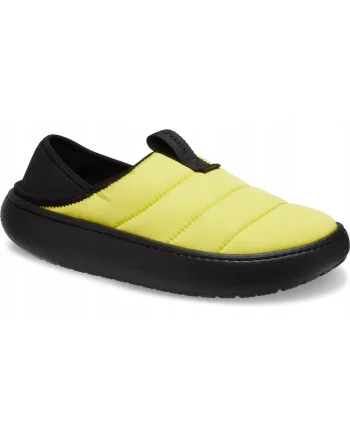 Papuci de casa Femei,  Classic Puff 210706 Moc, Galben, Galben