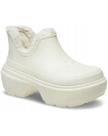 Saboti Izolati Platforma Femei,  Stomp Lined Shorty Boot, Bej, Bej