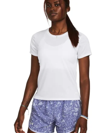 Tricou pentru alergare Launch, Alb optic
