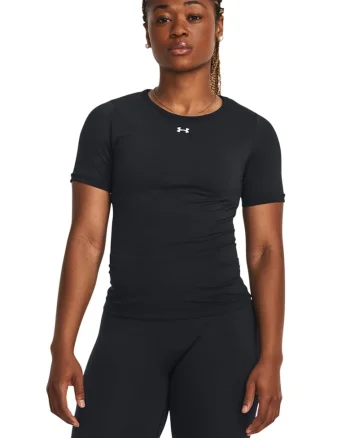 Tricou fara cusaturi pentru antrenament Train, Negru