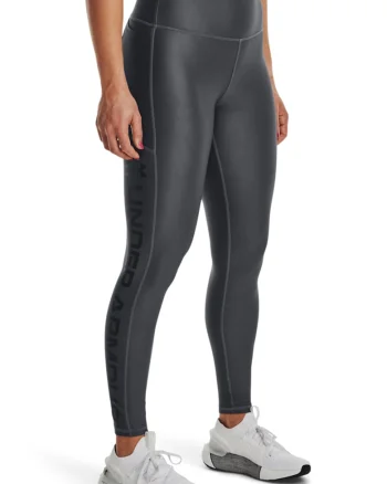Colanti cu talie inalata, pentru fitness HeatGear®, Gri antracit