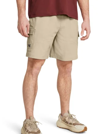 Pantaloni scurti cu snur de ajustare interior pentru antrenament, Negru/Bej deschis