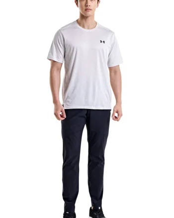 Tricou pentru antrenament UA Tech™ Vent, Alb/Negru