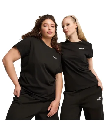 Tricou femei  Ess Small No. 1 Logo Tee, Negru
