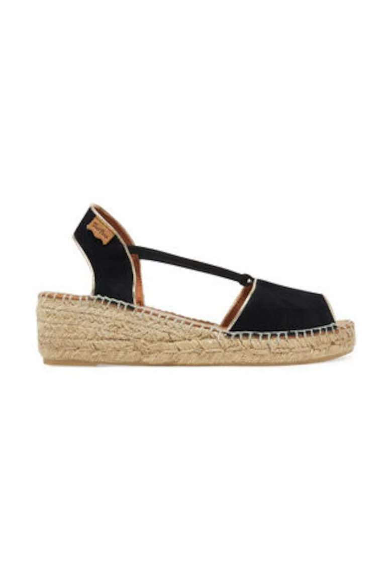 Espadrile dama  305031761, Piele naturala, Negru, Negru