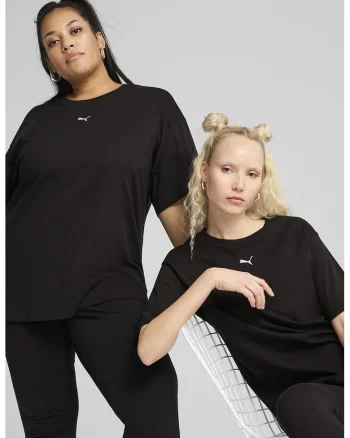 Tricou regular fit de bumbac, Negru