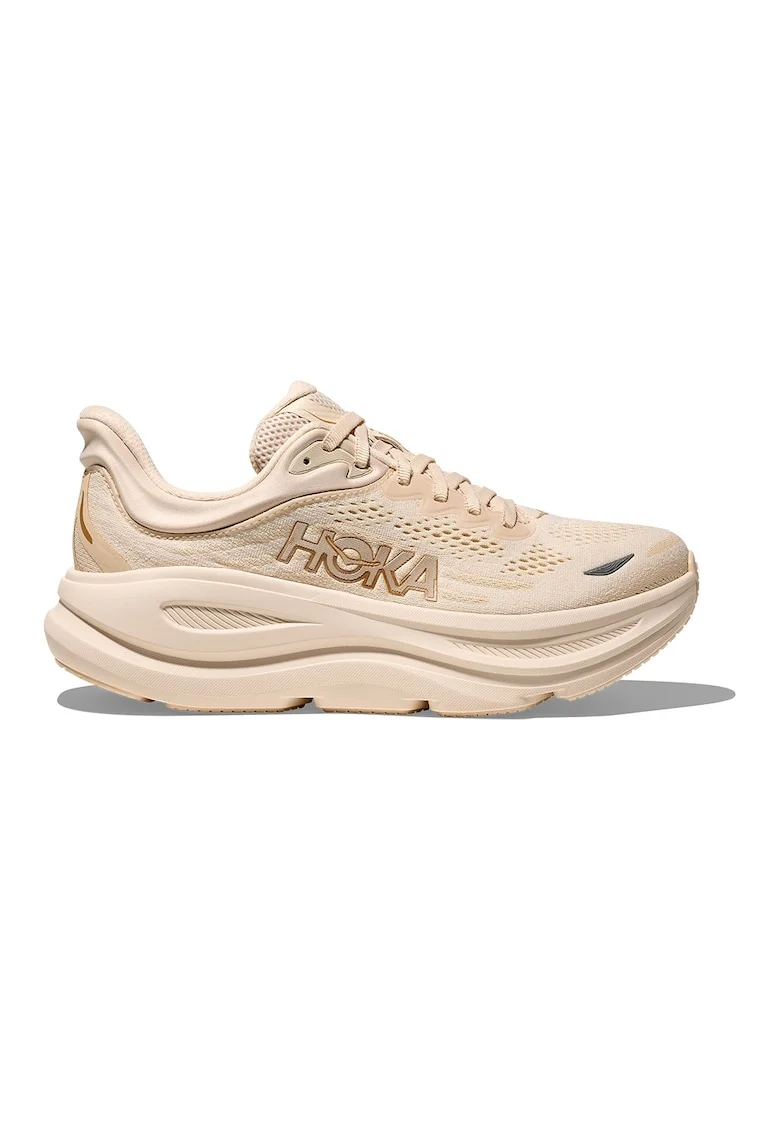 Pantofi Bondi 9 cu garnituri din plasa pentru alergare, Crem