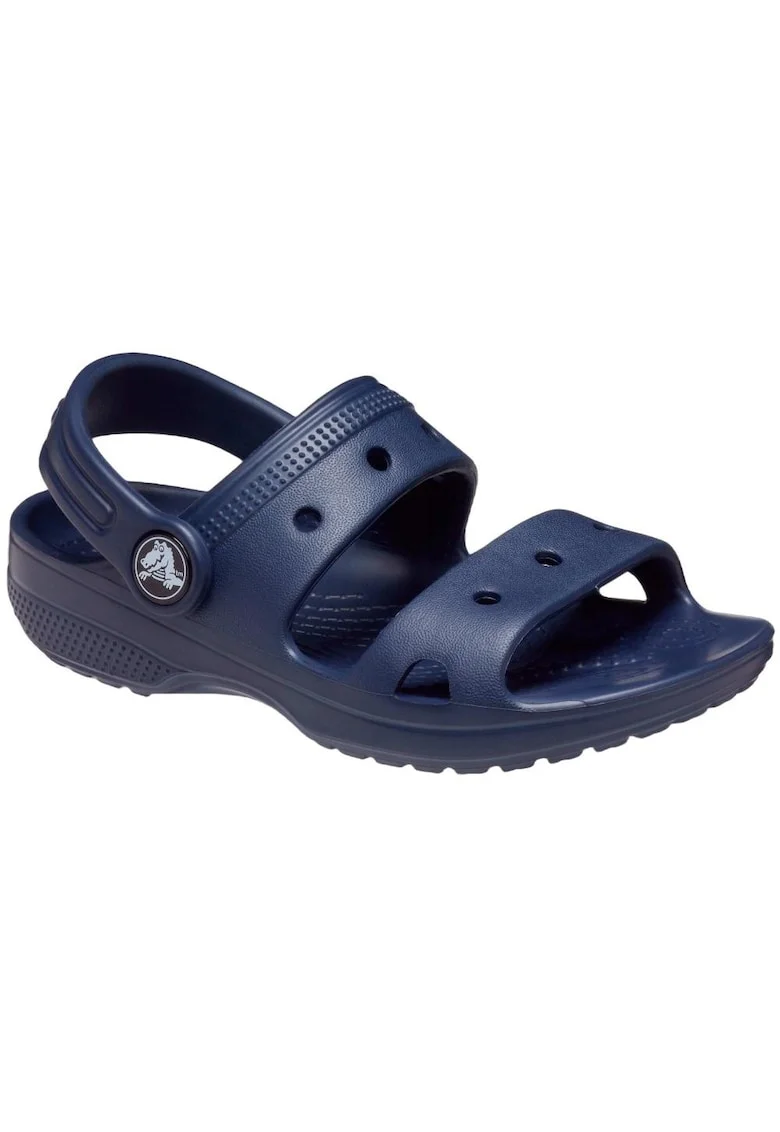 Sandale slingback cu model uni, Albastru