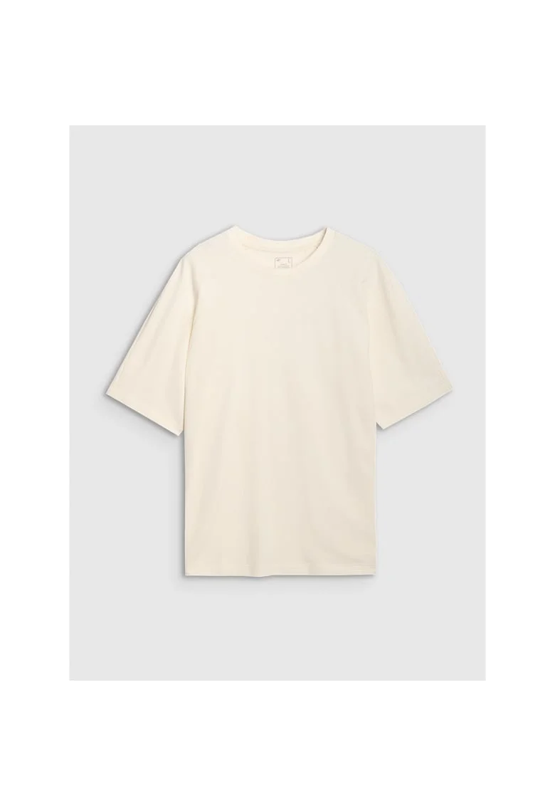 Tricou sport barbati  supradimensionat, alb, modal