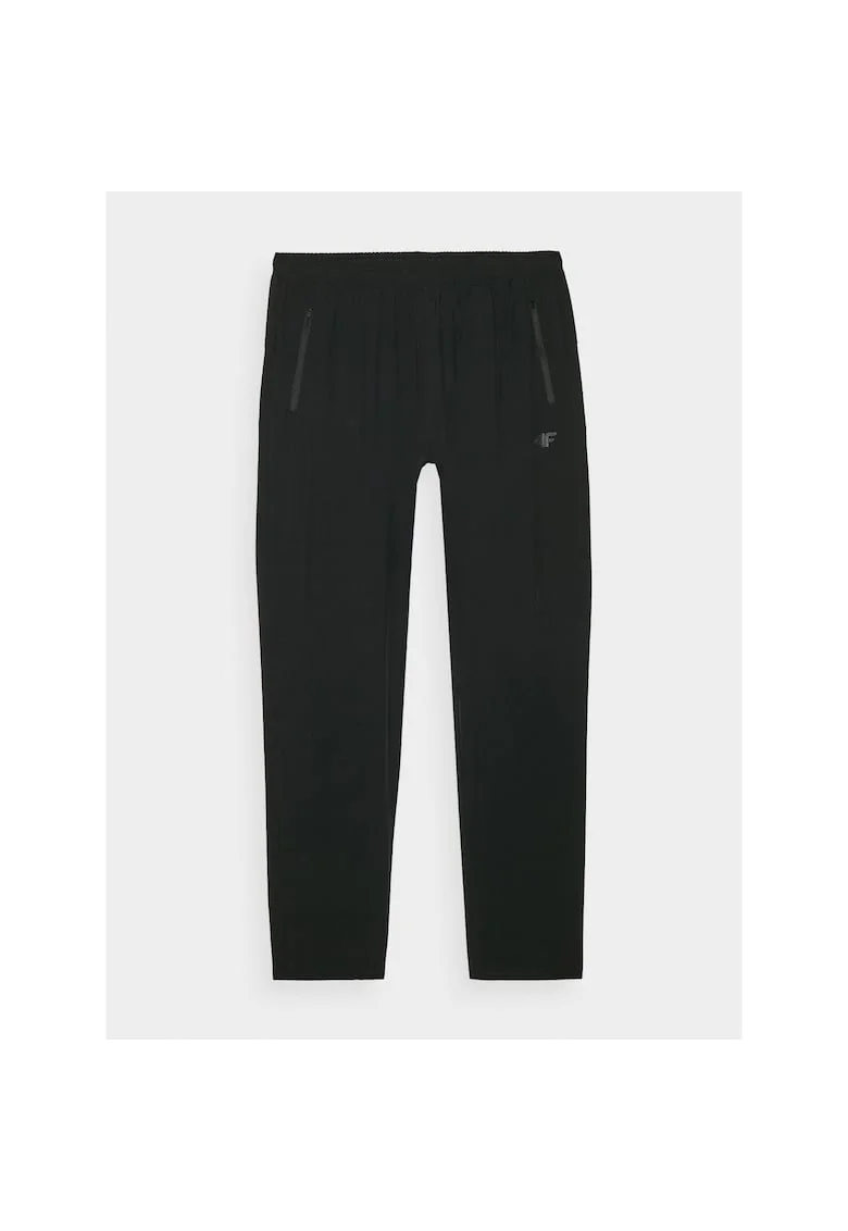 Pantaloni sport barbati sintwtic/elastan, uscare rapida, negru