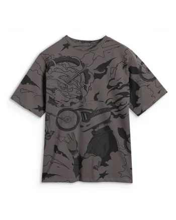 Tricou Baieti  100% Bumbac, Multicolor, Oversize - 76974, Multicolor