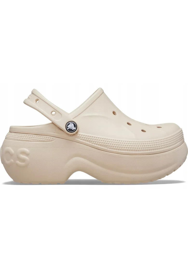 Saboti unisex cu model uni Bella, Bej