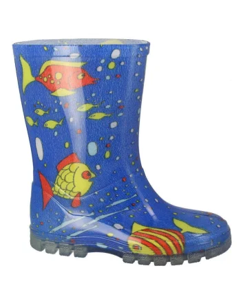 Cizme copii,  Cauciuc, Bleumarin,