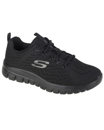 Sneakers,  Graceful-Get Connected 12615W-BBK, Negru, Negru