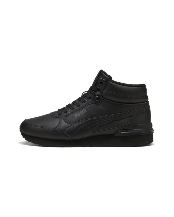 Ghete mid-cut ST Runner v4, Negru