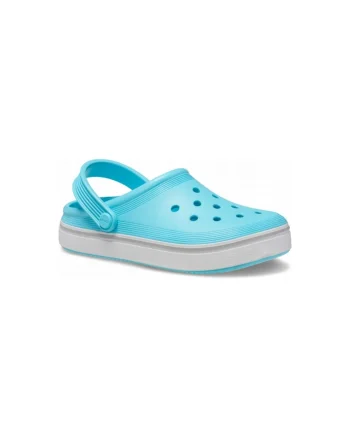 Saboti slingback cu perforatii Off Court, Albastru