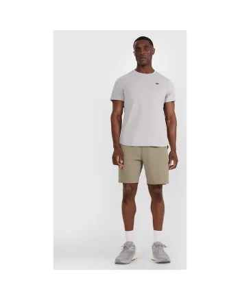 Pantaloni Scurti Sport, Sort Antrenament Barbati,  Poliester, Kaki, Kaki