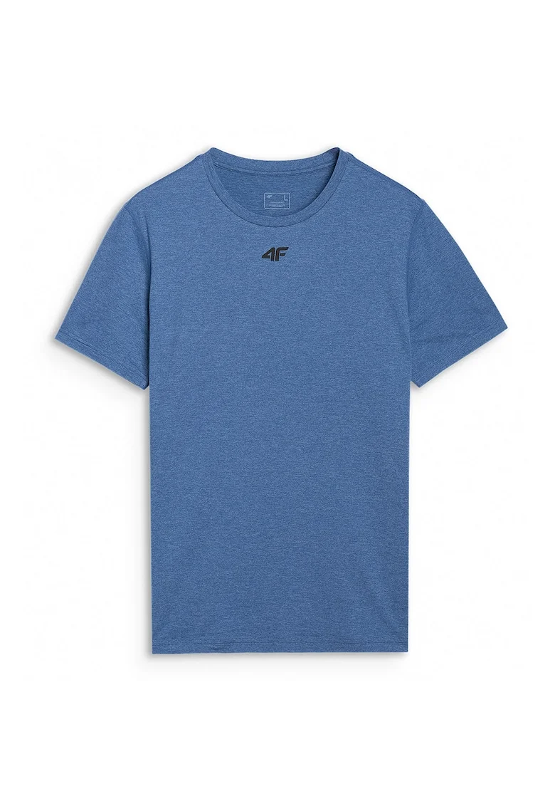 Tricou Sport Barbati,  Ajustare Regulata, Material Durabil, Protectie Multi Active, Albastru turcoaz, Albastru turcoaz
