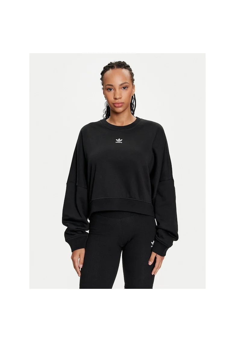 Hanorac sport dama,  negru, material moale,