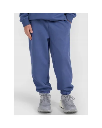 Pantaloni sport copii,  albastru, bumbac/poliester