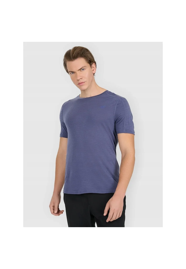 Tricou sport  bumbac confortabil, bleumarin