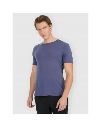 Tricou sport  bumbac confortabil, bleumarin