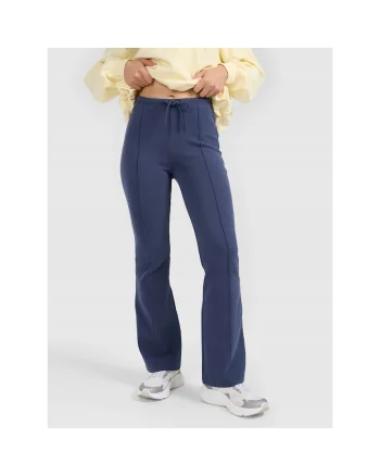 Pantaloni sport dama,  colanti antrenament, bleumarin, bumbac,