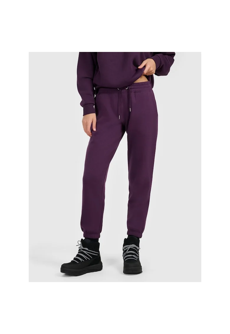 Pantaloni sport dama  violet, bumbac