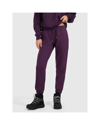 Pantaloni sport dama  violet, bumbac