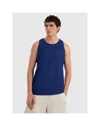 Maiou  barbati, bleumarin, 100% bumbac, croiala regular, spate tip boxer