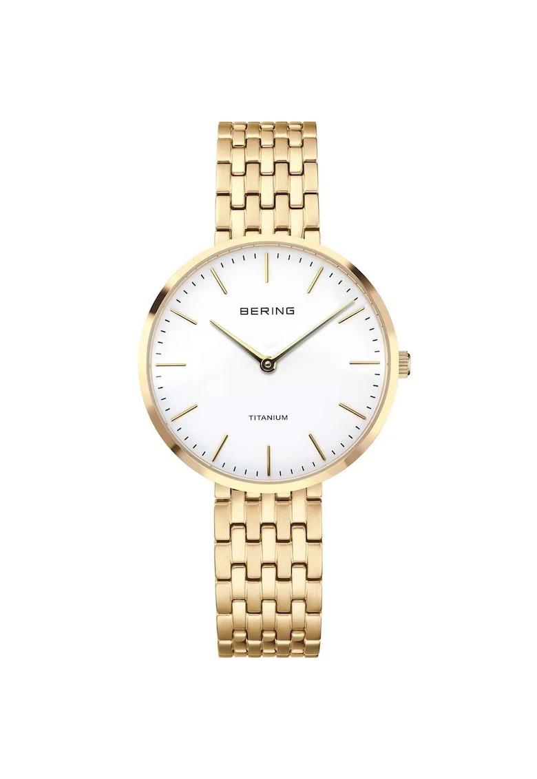 Ceas de dama  Quartz, 34mm, 5ATM, Auriu