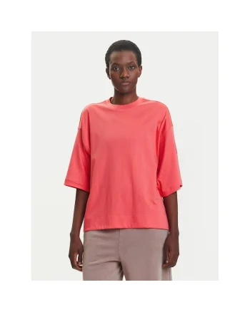 Tricou sport dama,  coral, bumbac, larg,