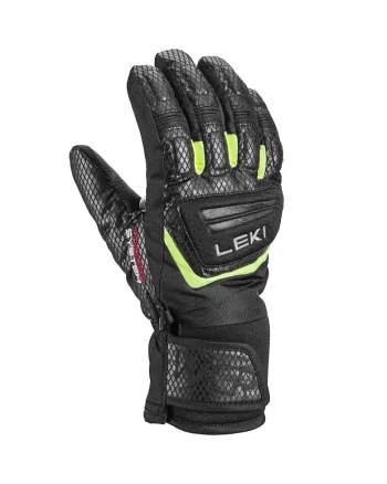 Manusi schi copii  WCR Team 3D 2025, Negru/Verde lime